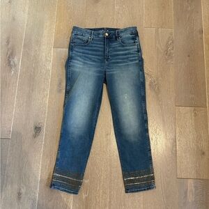 White House Black Market Dark Blue Denim Jeans